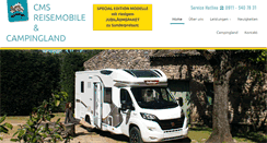 Desktop Screenshot of cms-reisemobile.de