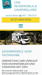 Mobile Screenshot of cms-reisemobile.de