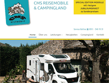 Tablet Screenshot of cms-reisemobile.de